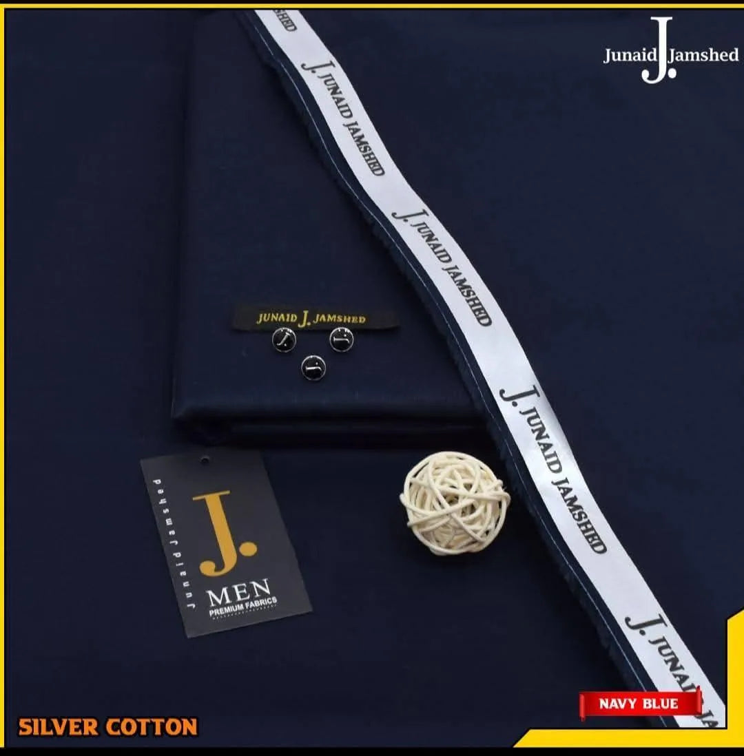 Men Navy Blue Silver Suit