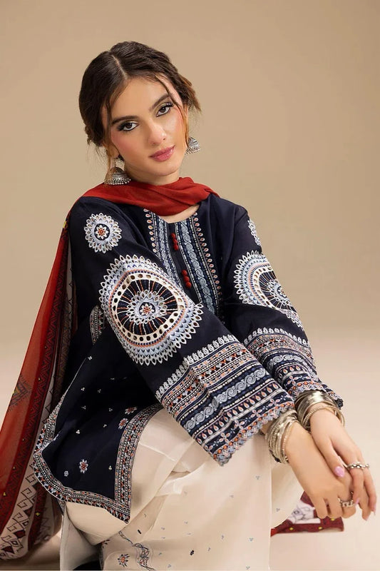 Embroidered Lawn 3-Piece Suit