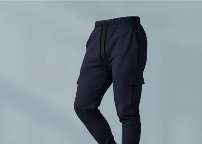 Men Blue Slim Fit Trouser