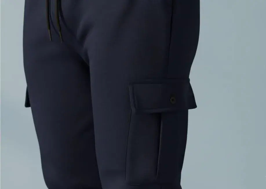 Men Blue Slim Fit Trouser