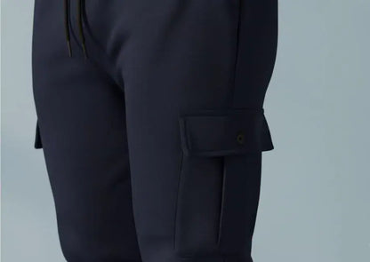 Men Blue Slim Fit Trouser