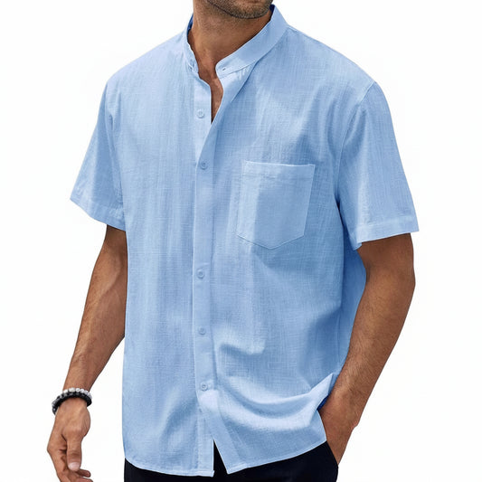 Plus Size Summer Cotton Shirt