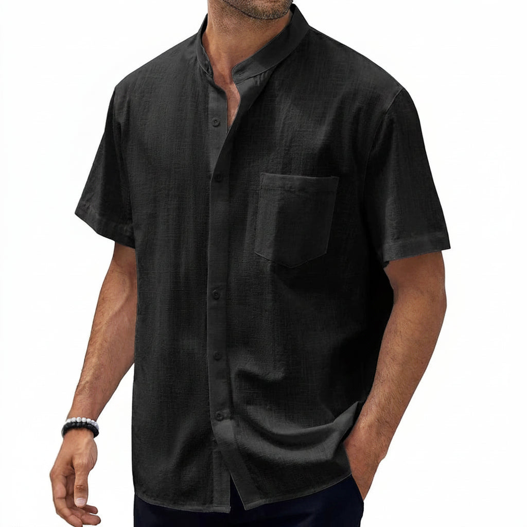 Plus Size Summer Cotton Shirt