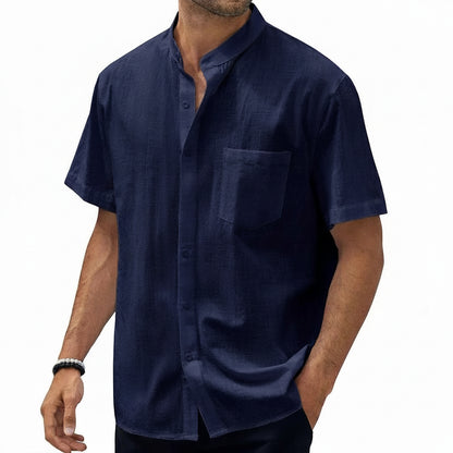 Plus Size Summer Cotton Shirt